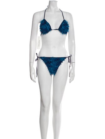 Missoni Fringe Trim Accent Bikini