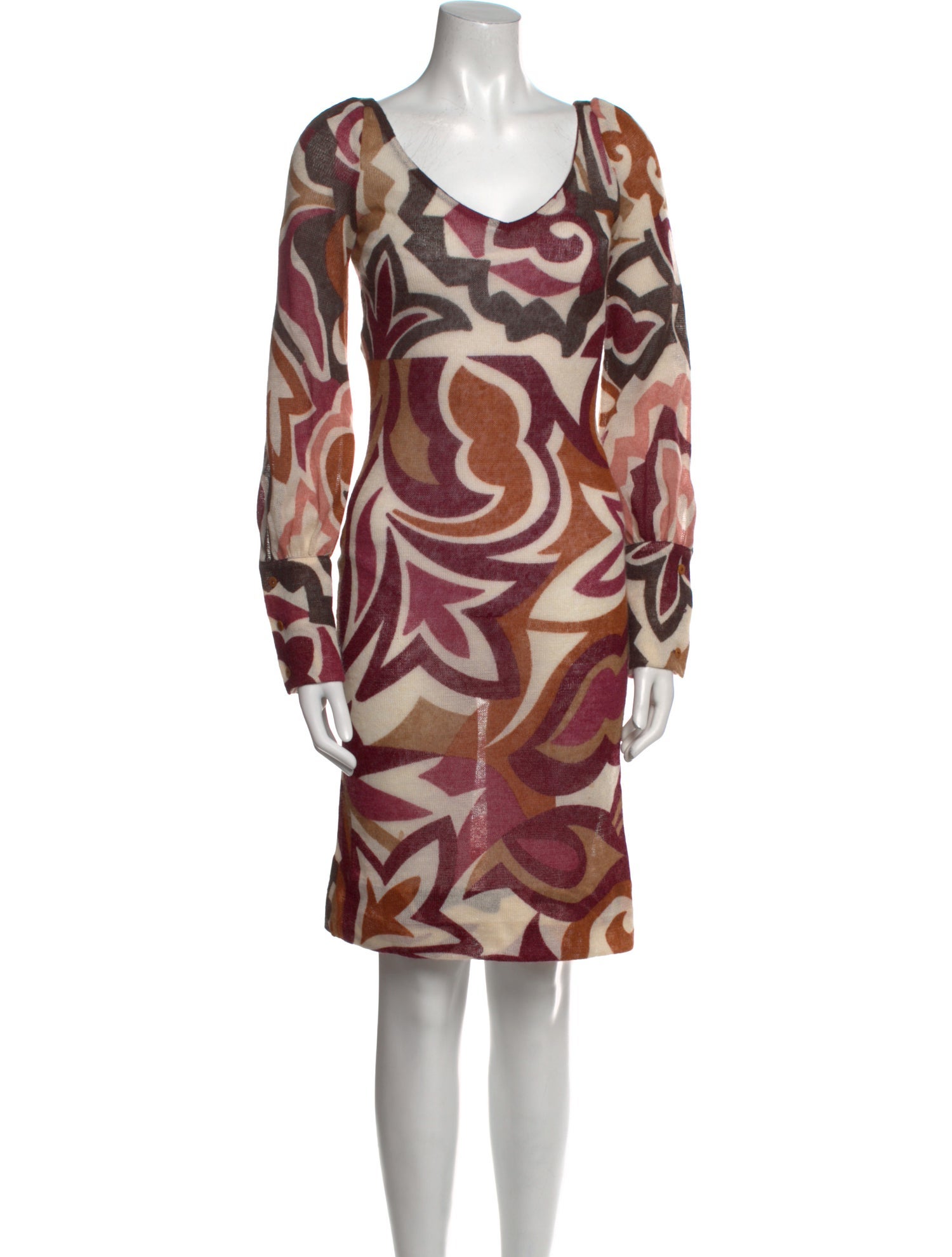 Missoni Printed Knee-Length Dress