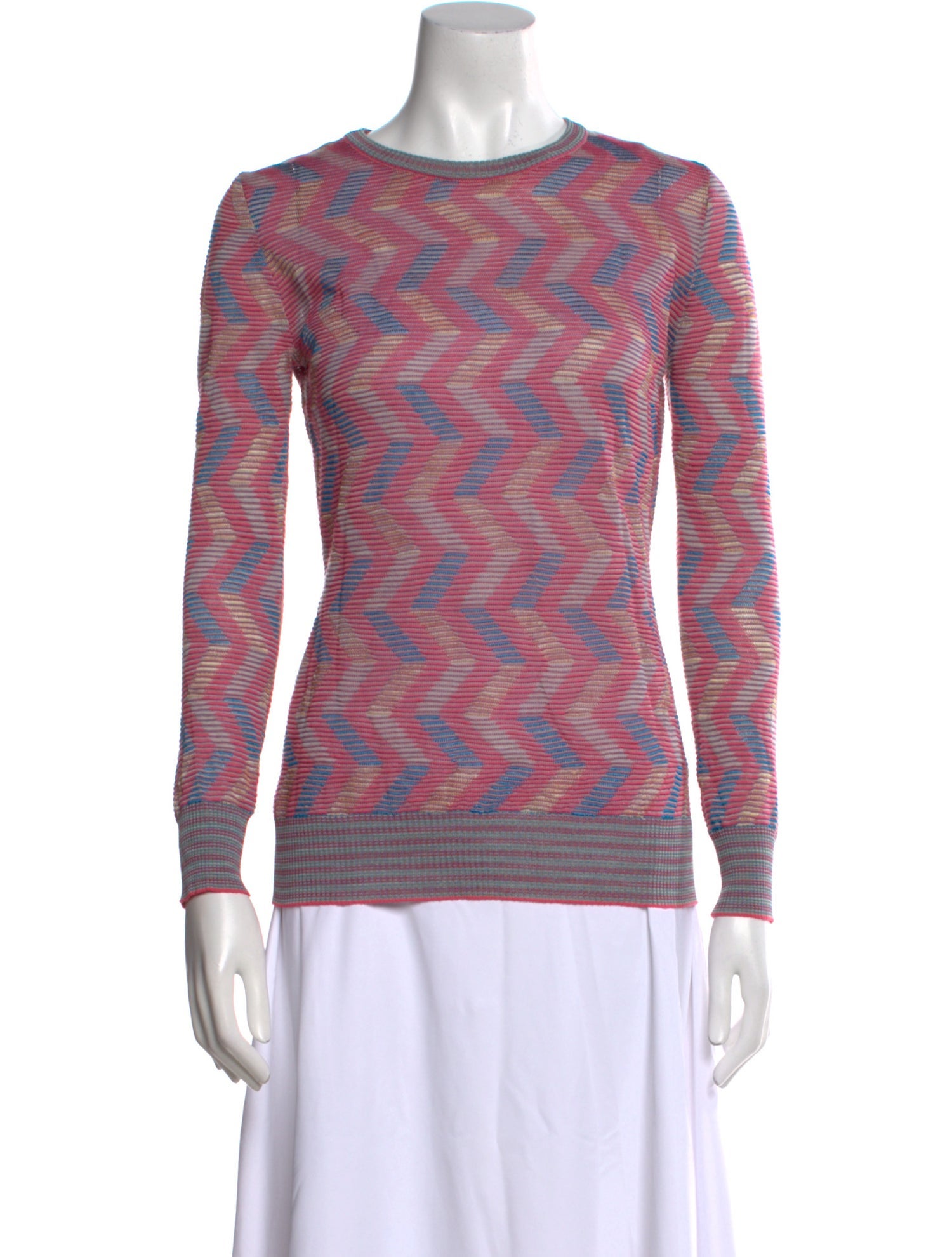 Missoni Printed Crew Neck Sweater