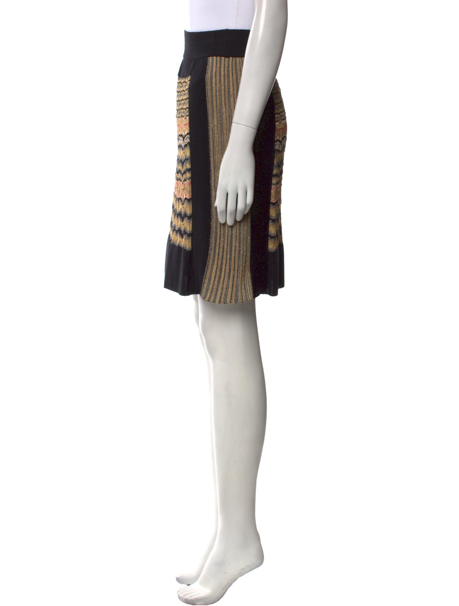 Missoni Striped Knee-Length Skirt