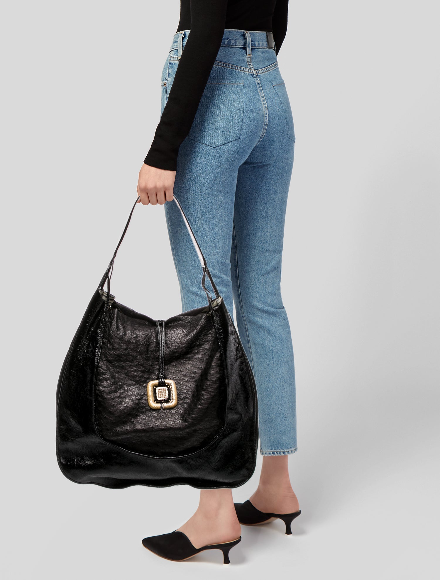 Missoni Ostrich Hobo