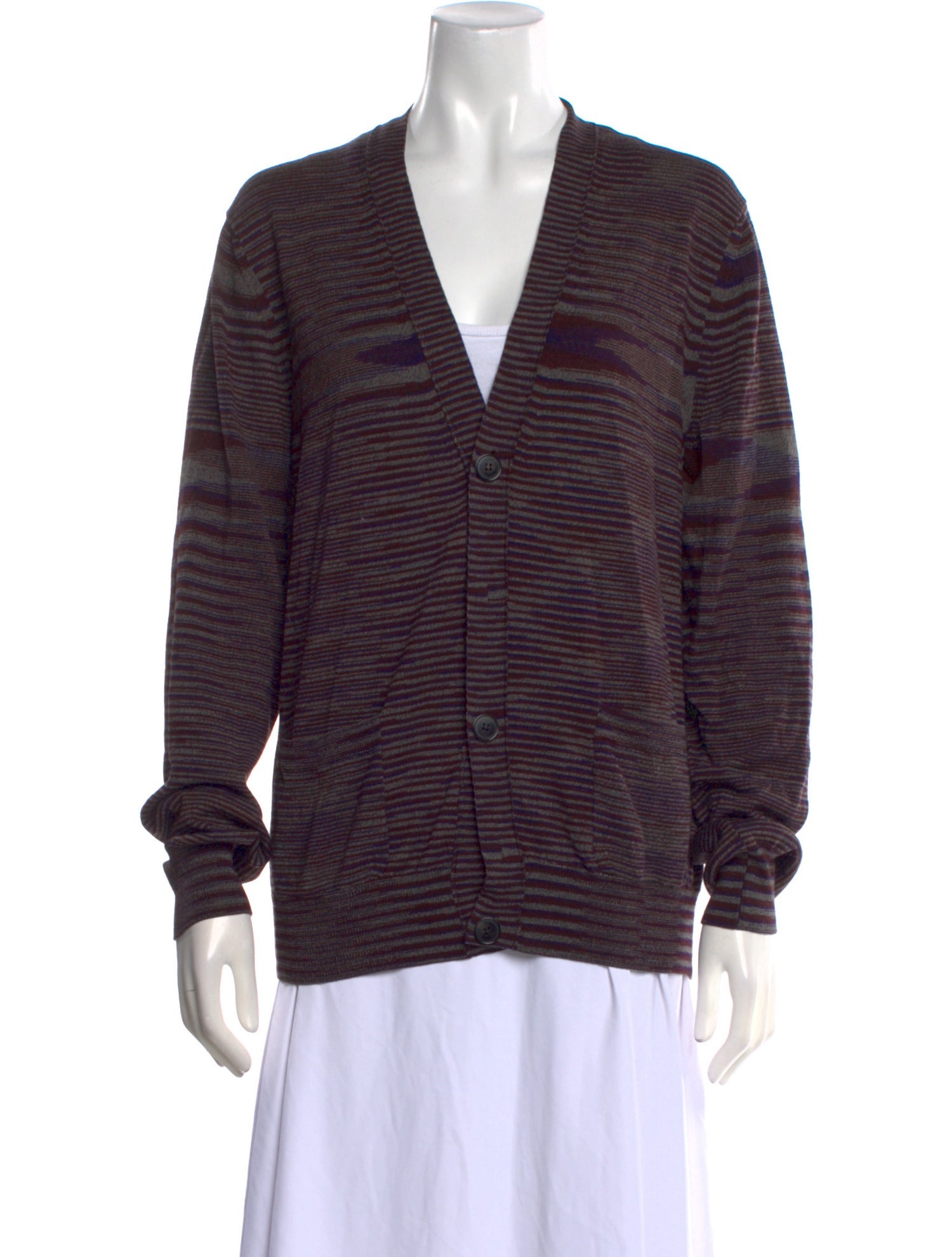 Missoni Striped V-Neck Sweater