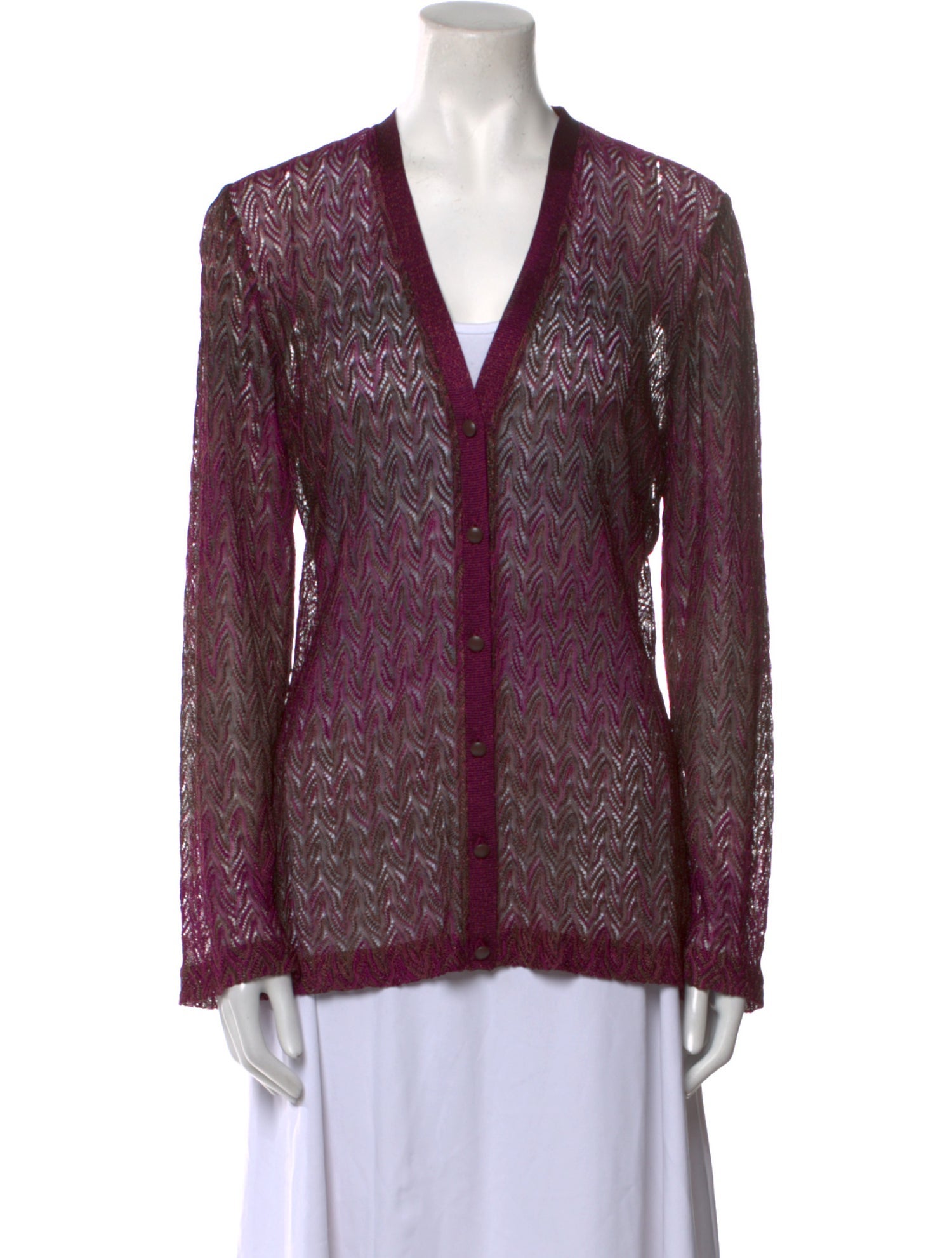 Missoni Printed V-Neck Sweater