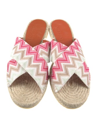 Missoni Printed Braided Accents Espadrilles