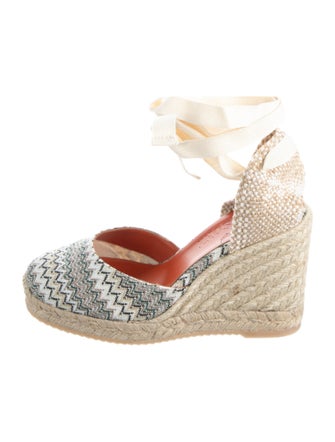 Missoni Canvas Striped D'Orsay Pumps