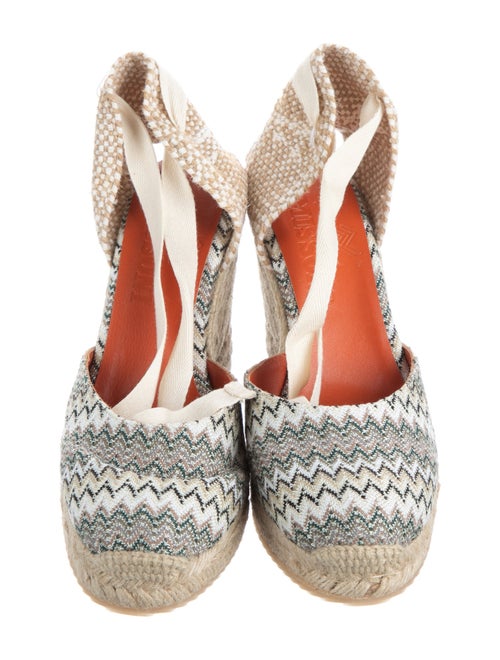 Missoni Canvas Striped D'Orsay Pumps