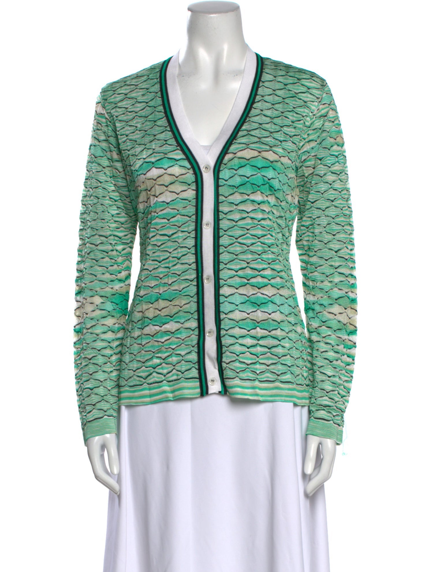 Missoni Striped V-Neck Sweater