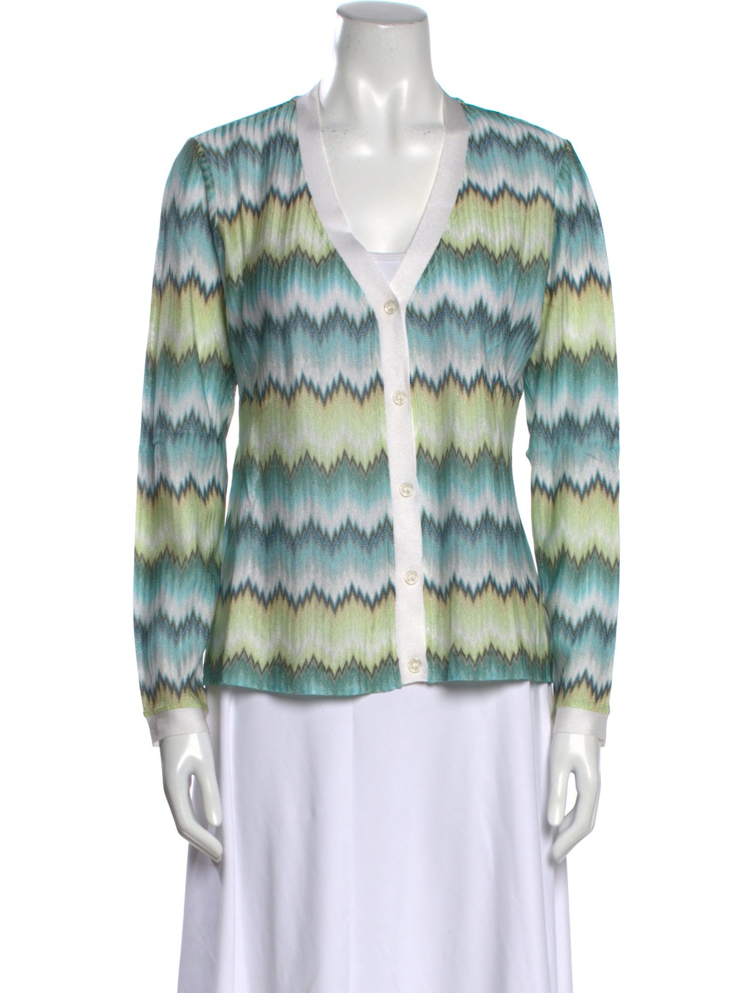 Missoni Striped V-Neck Sweater