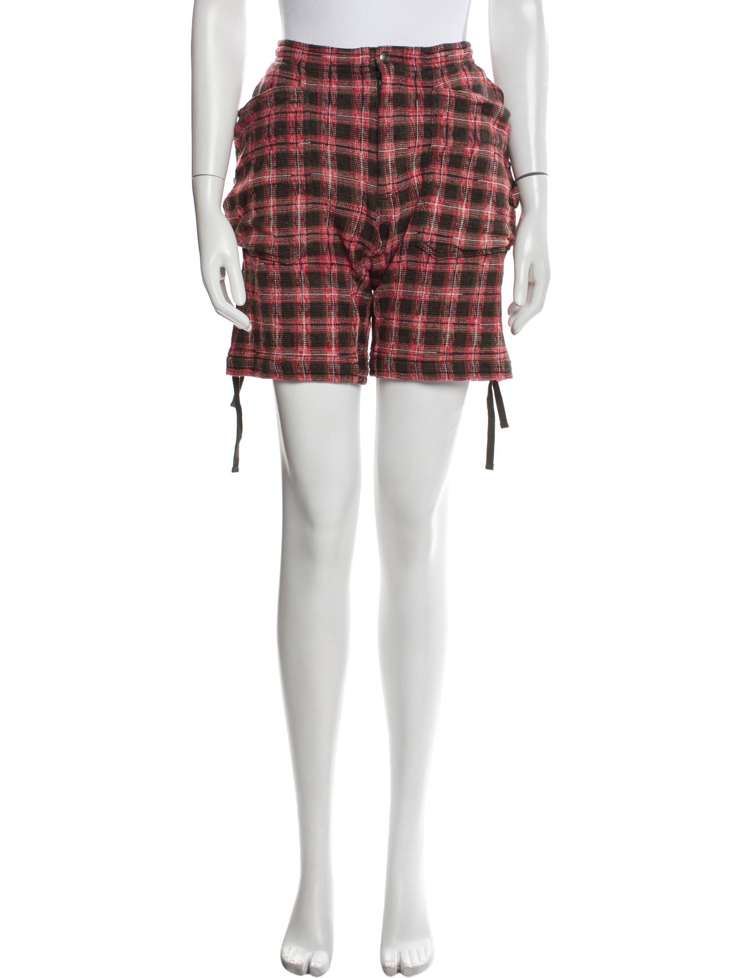 Missoni Plaid Print Mini Shorts