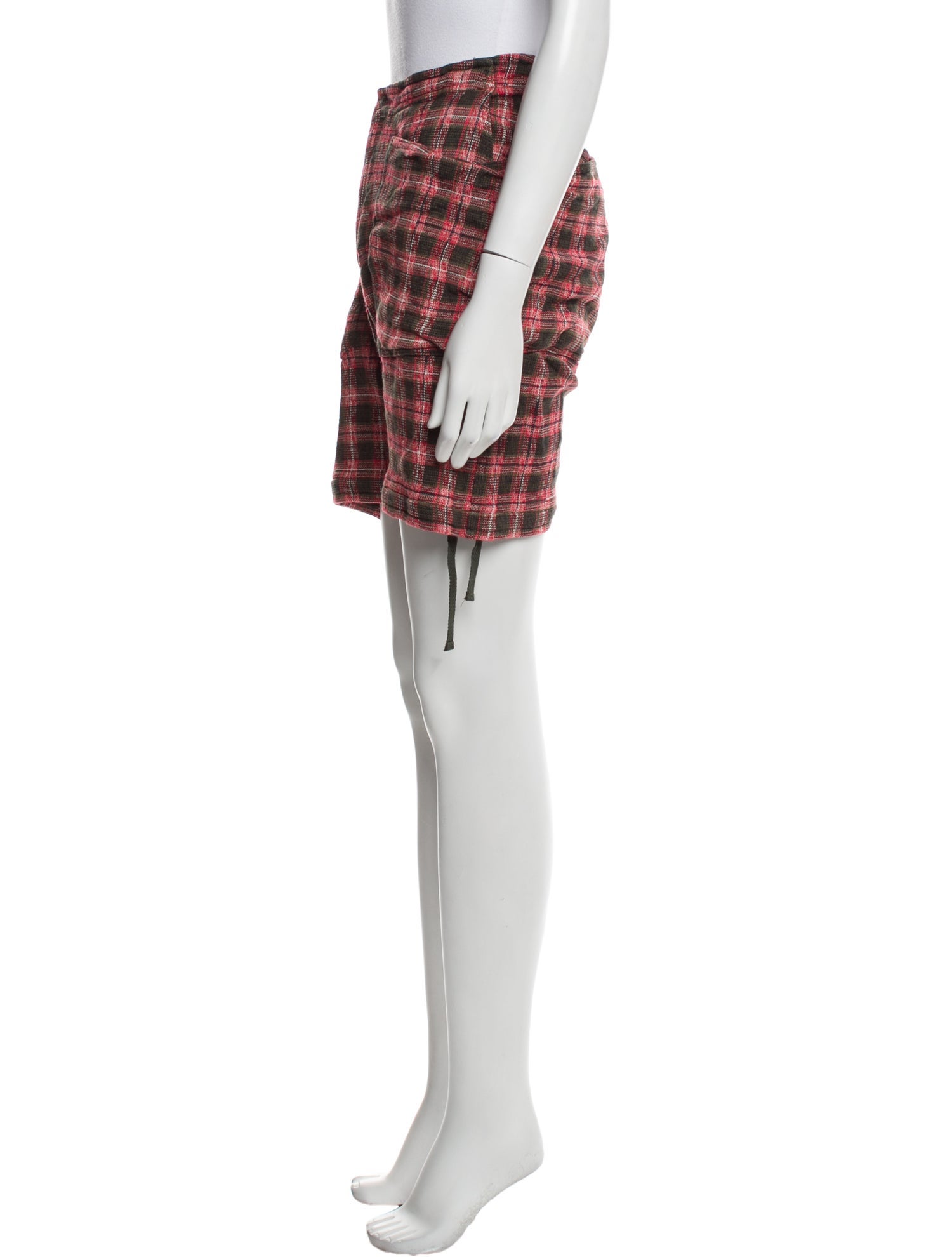 Missoni Plaid Print Mini Shorts