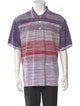 Missoni Striped Crew Neck Polo Shirt