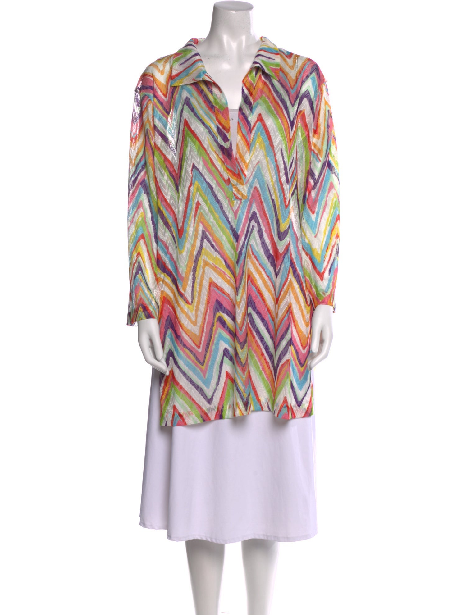Missoni Printed V-Neck Tunic