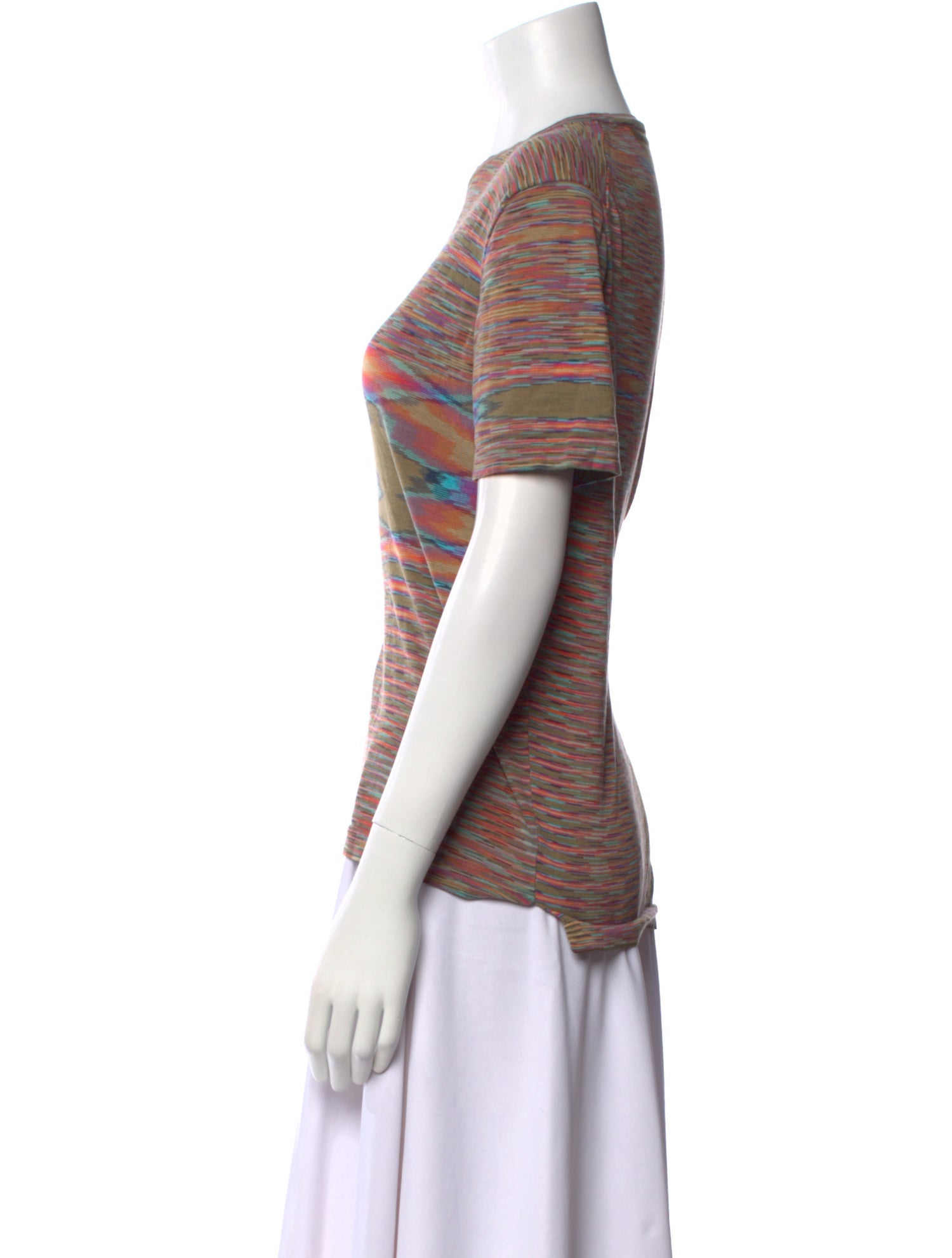 Missoni Striped Crew Neck T-Shirt