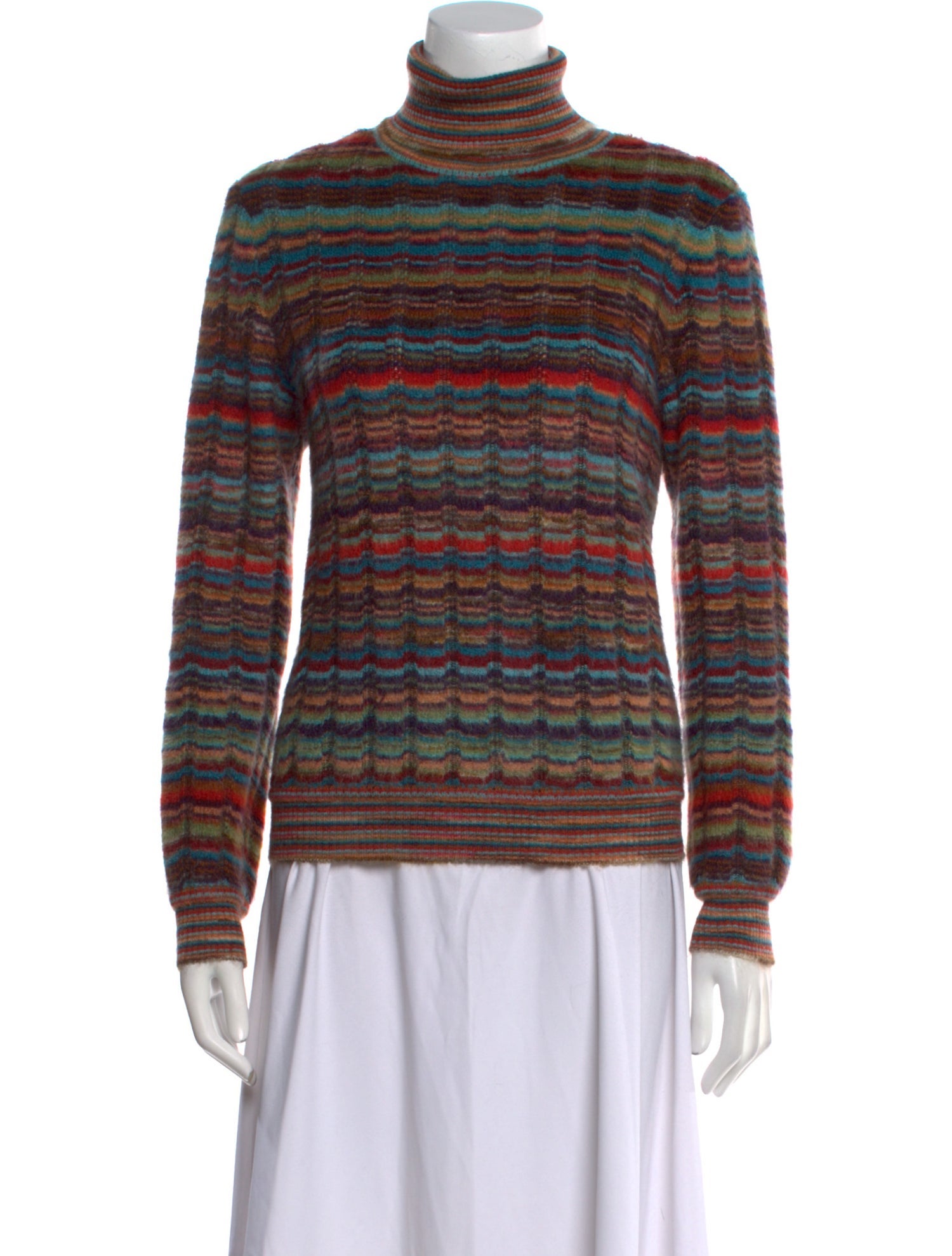 Missoni Striped Turtleneck Sweater