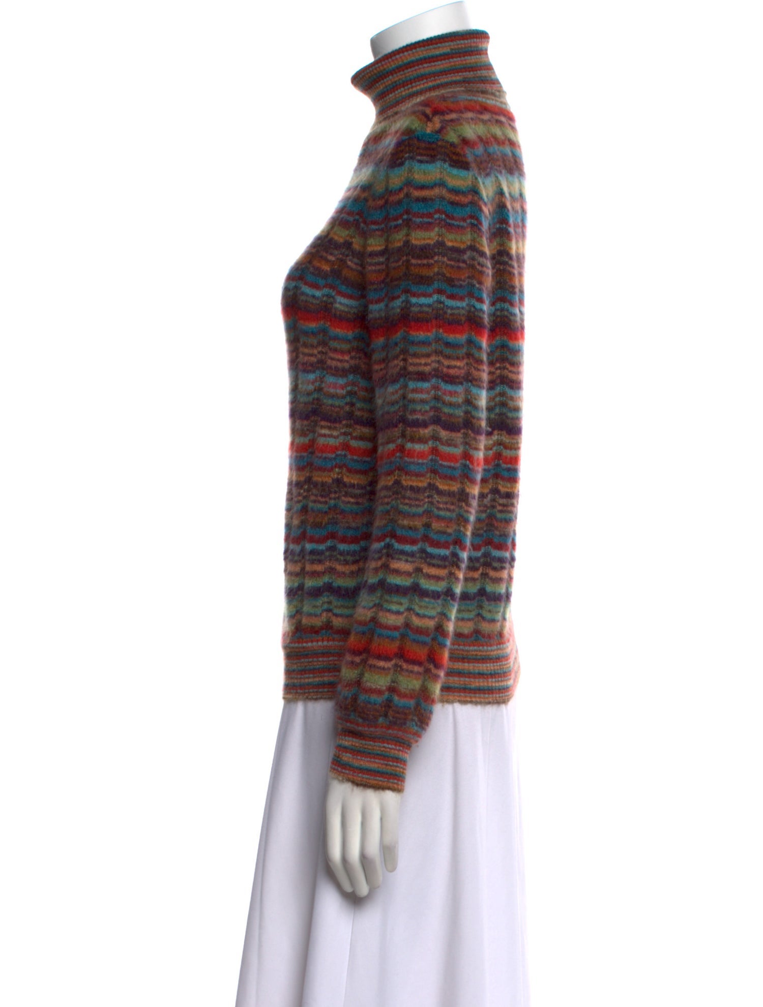 Missoni Striped Turtleneck Sweater