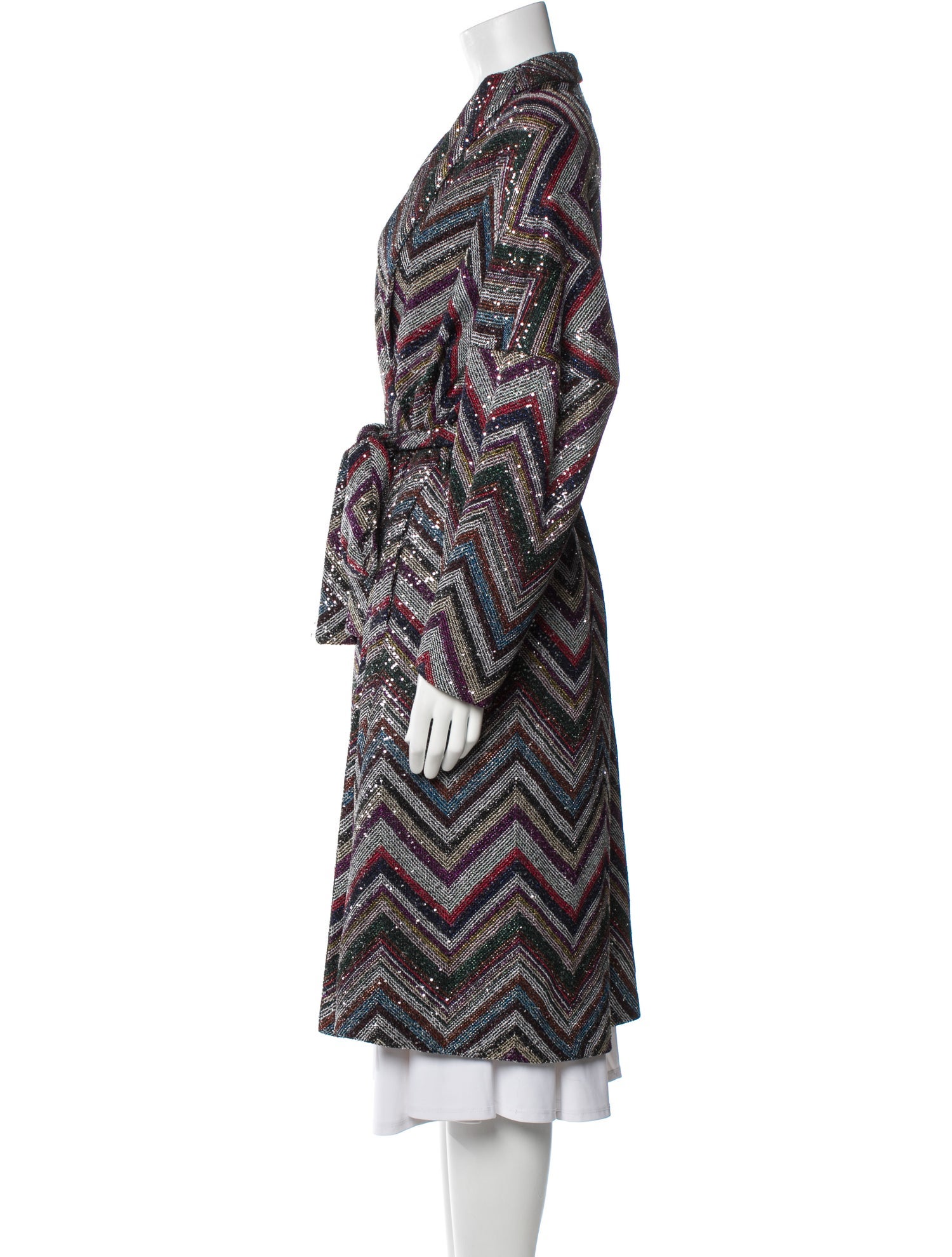 Missoni Plaid Print Coat