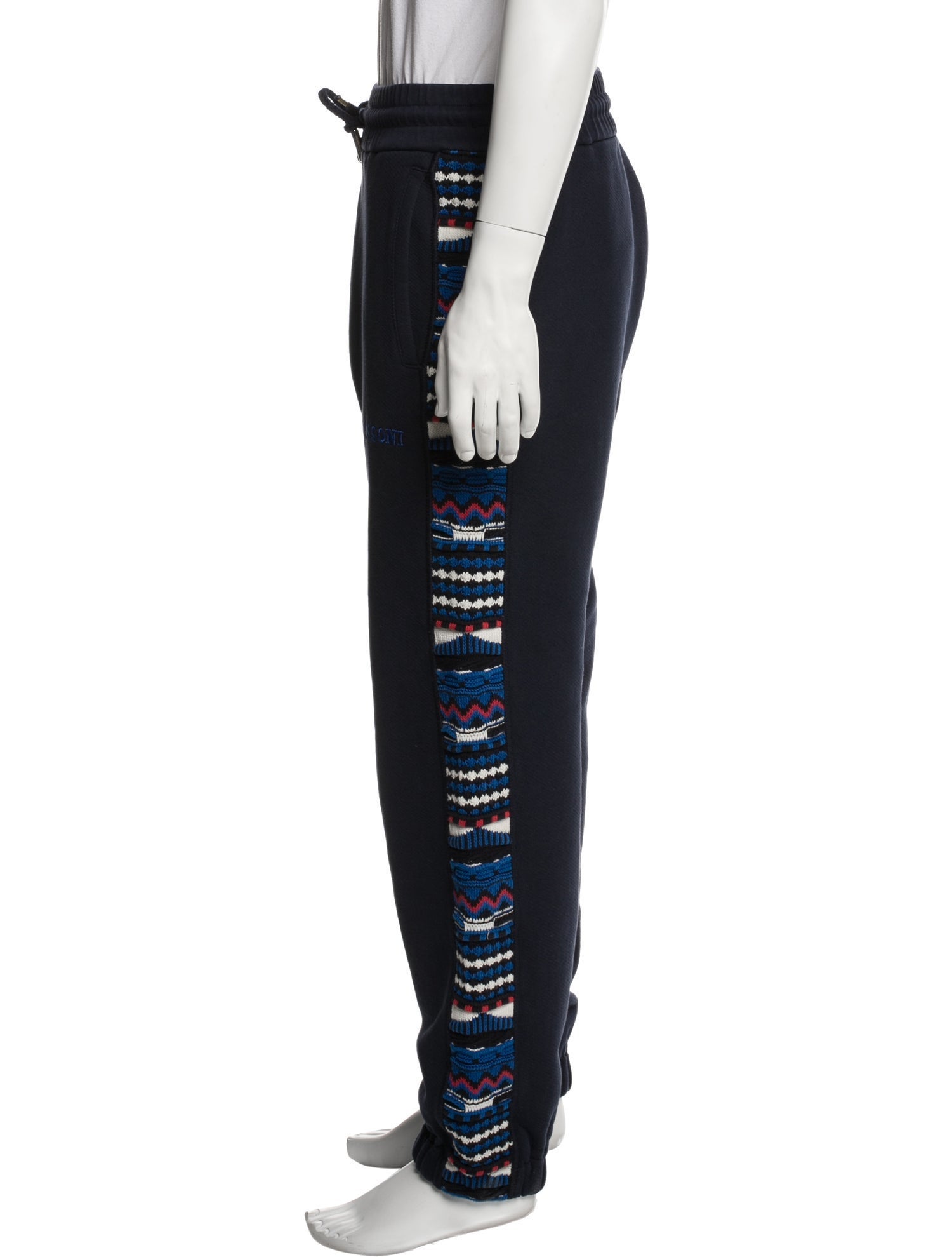 Missoni Graphic Print Embroidered Accent Lounge Bottoms