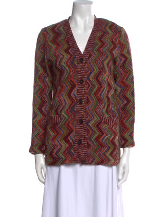 Missoni Printed V-Neck Sweater