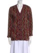 Missoni Printed V-Neck Sweater