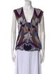 Missoni Printed V-Neck Top