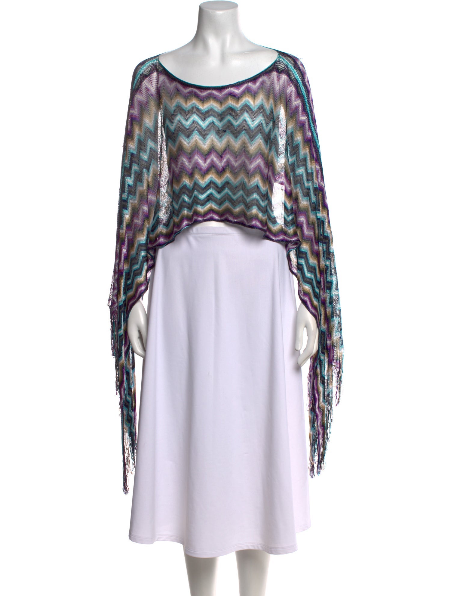 Missoni Striped Scoop Neck Sweater