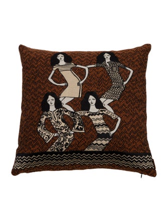 Missoni Brunette Square throw pillow