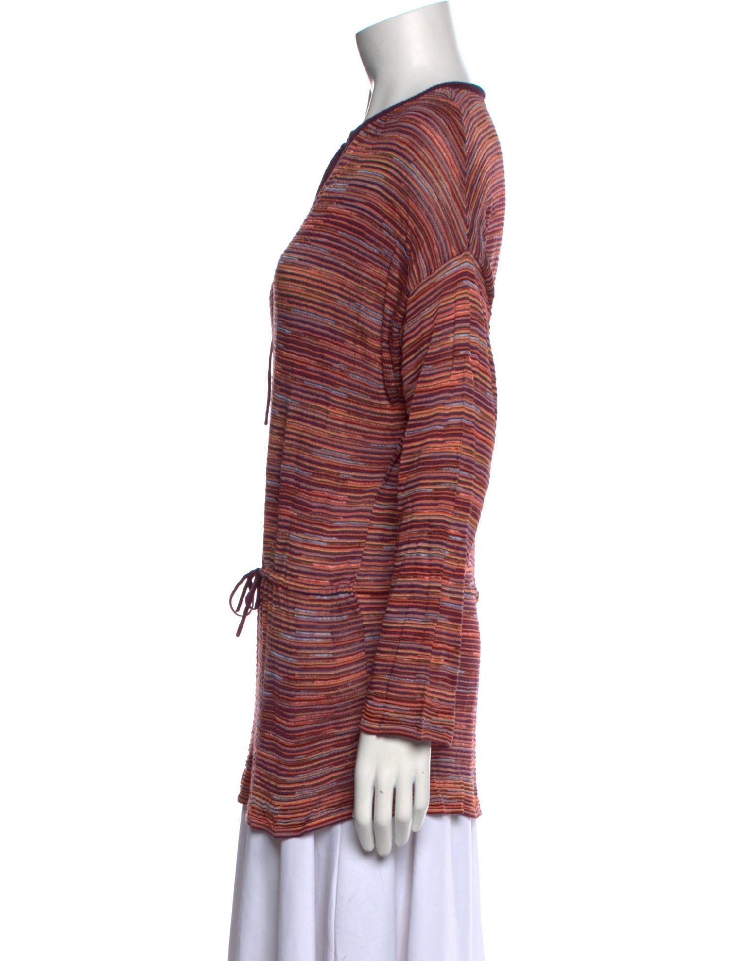 Missoni Striped Tie Neck Tunic