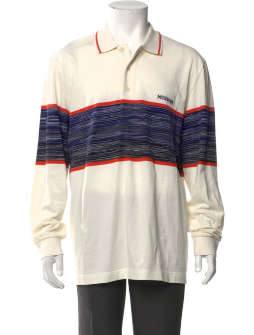 Missoni Striped Collar Polo Shirt