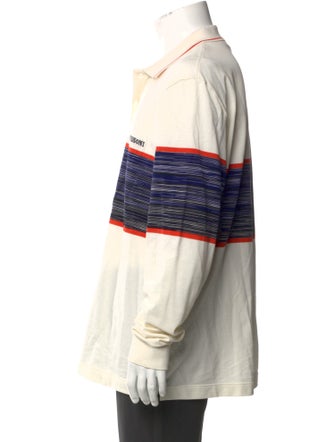 Missoni Striped Collar Polo Shirt