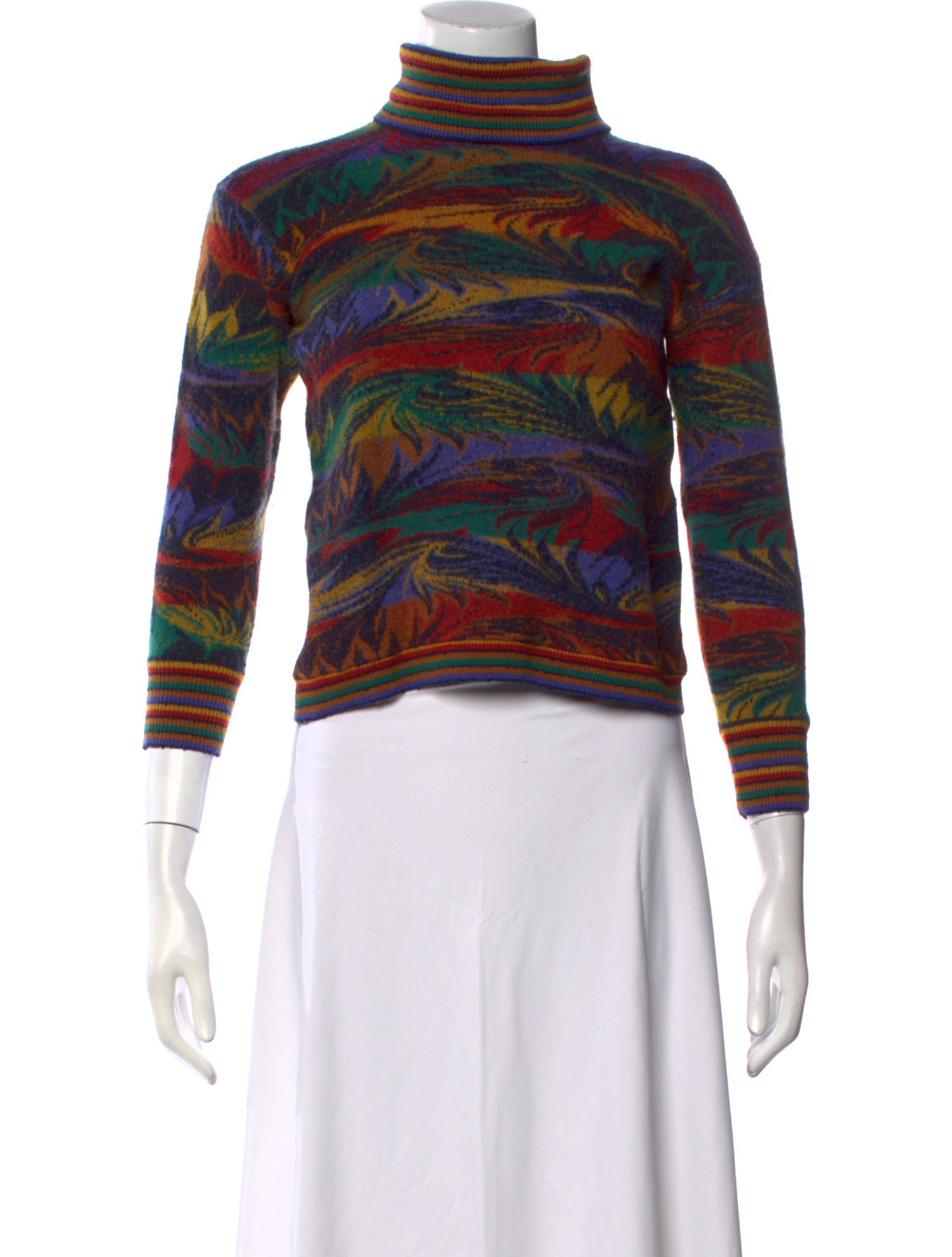 Missoni Printed Turtleneck Sweater