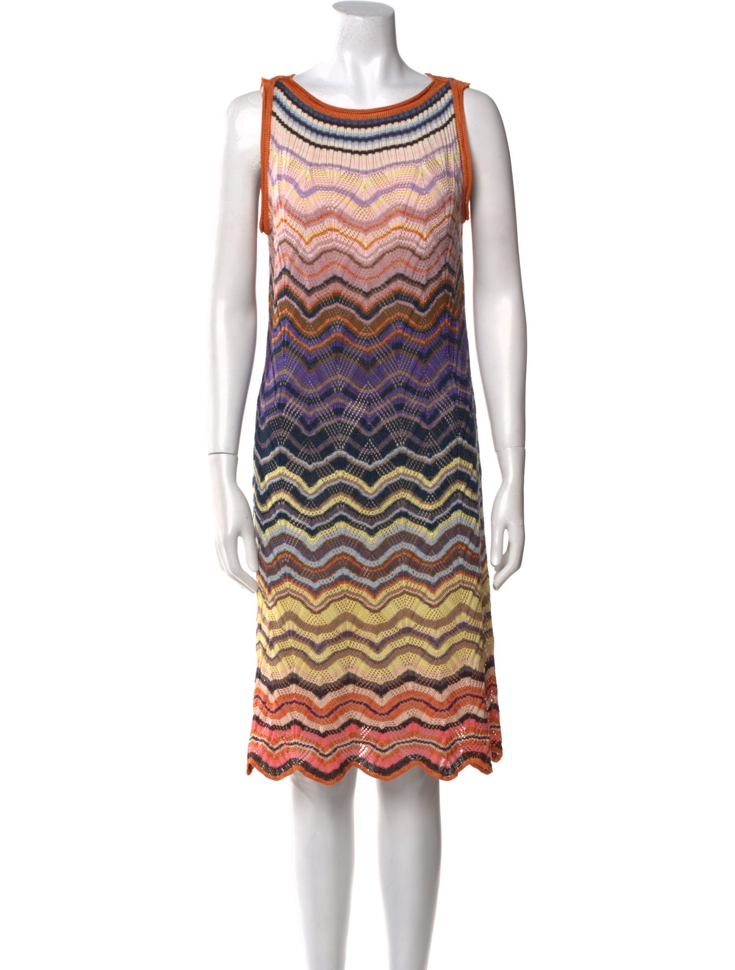 Missoni Striped Knee-Length Dress