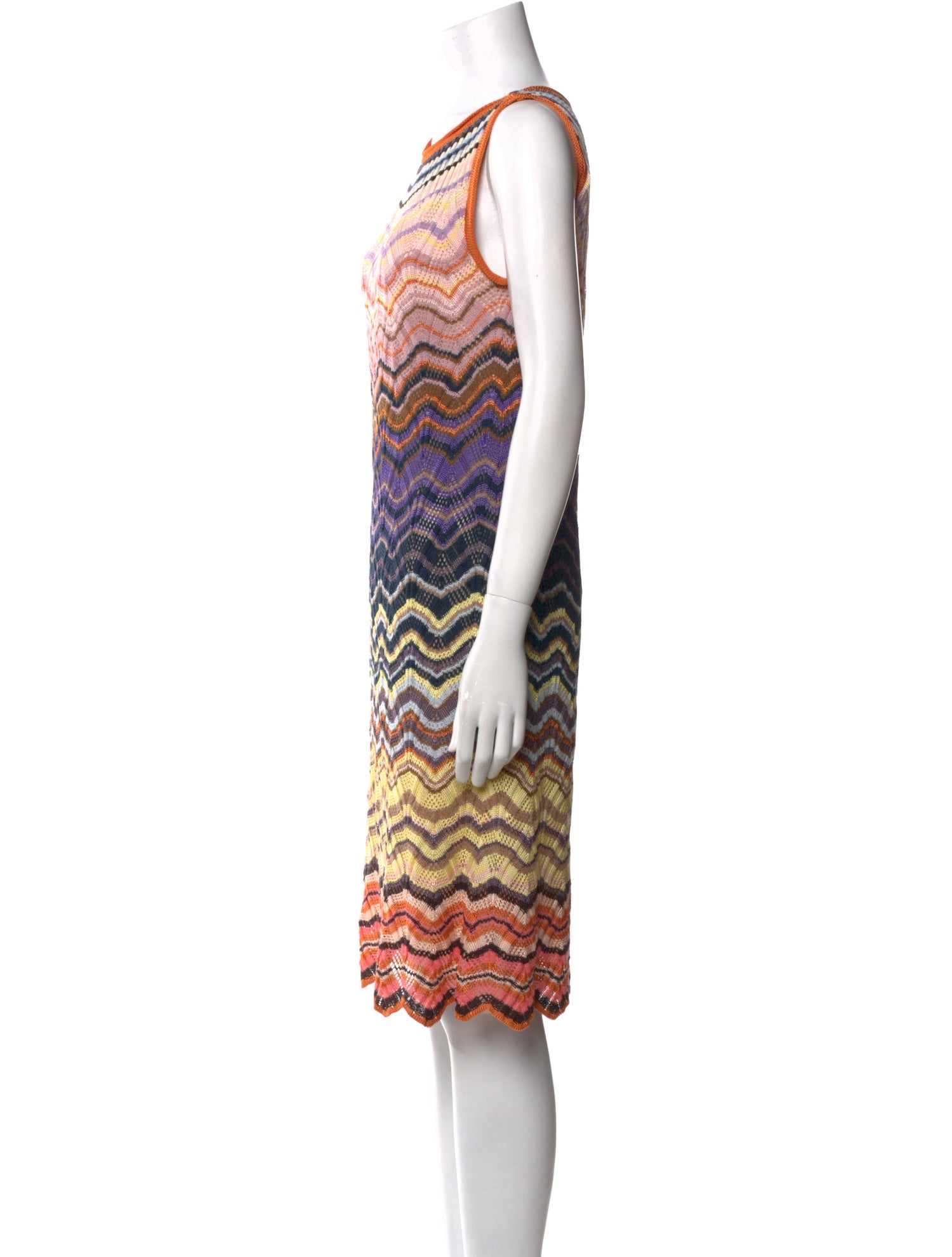 Missoni Striped Knee-Length Dress