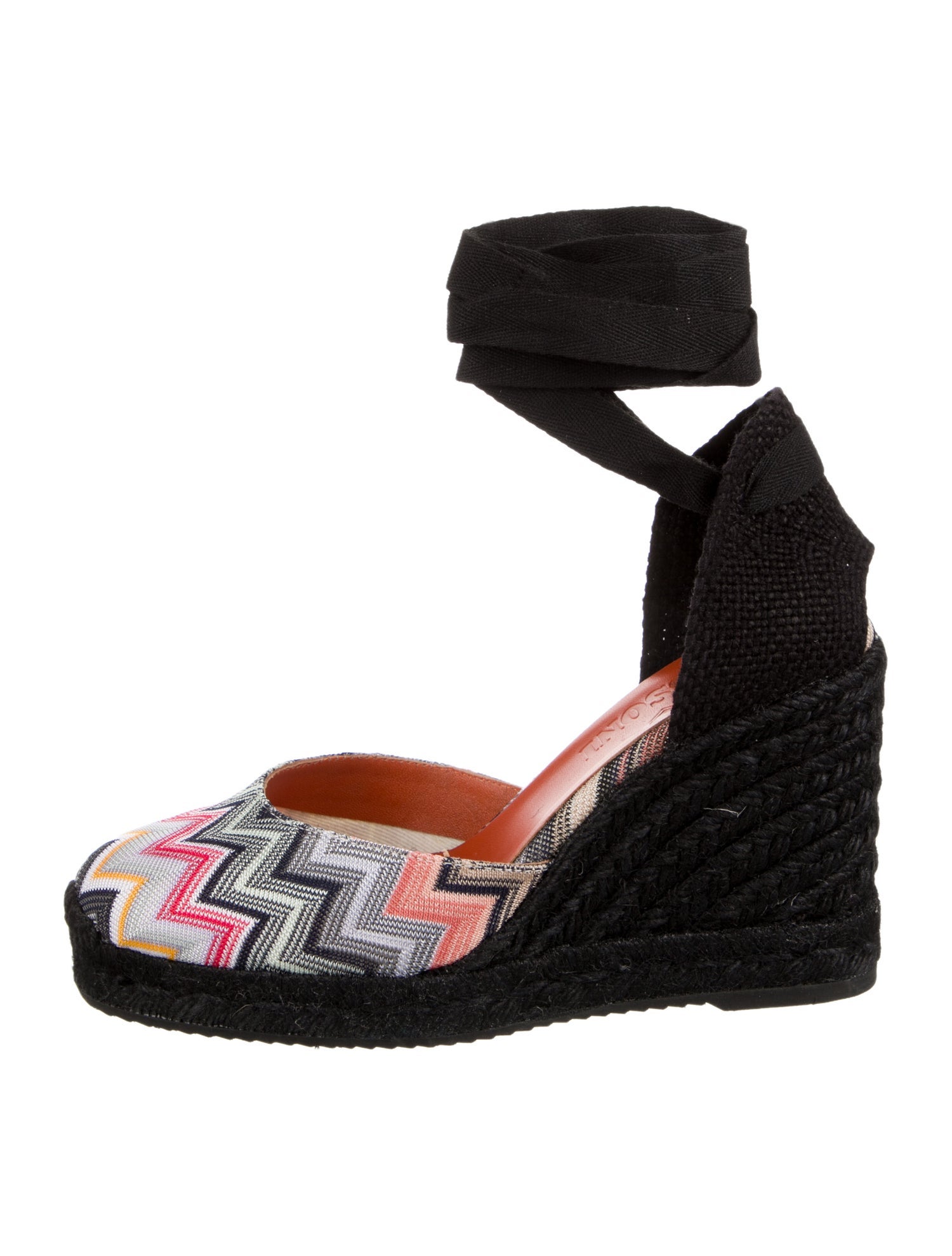 Missoni Striped Braided Accents D'Orsay Pumps