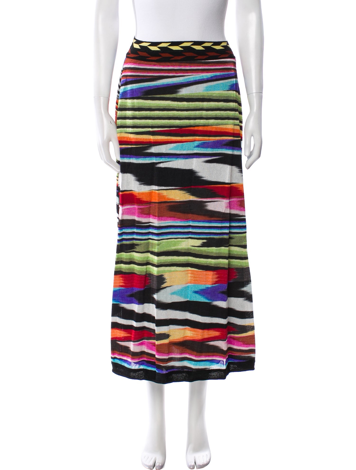 Missoni Striped Midi Length Skirt