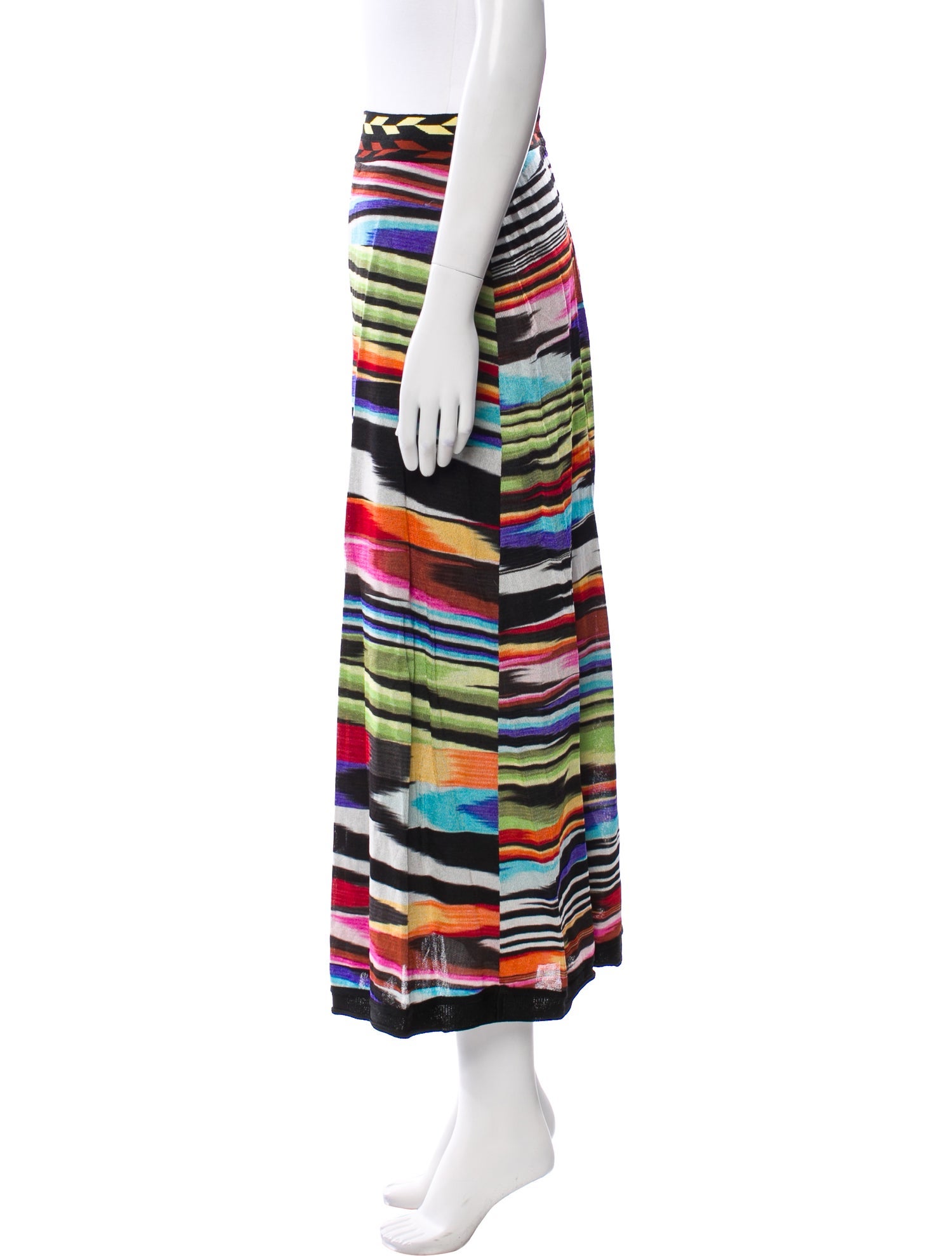 Missoni Striped Midi Length Skirt