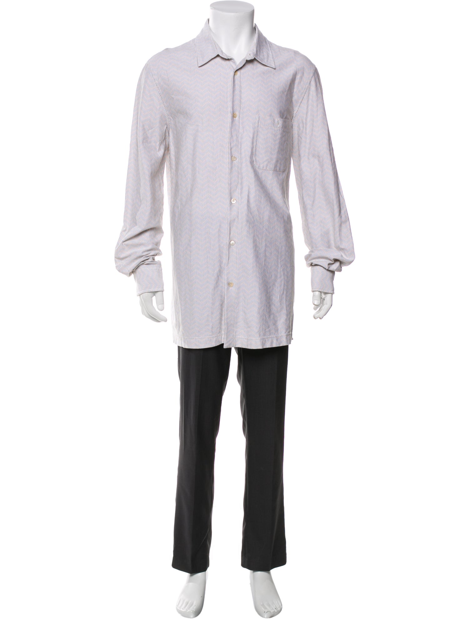 Missoni Striped Long Sleeve Dress Shirt