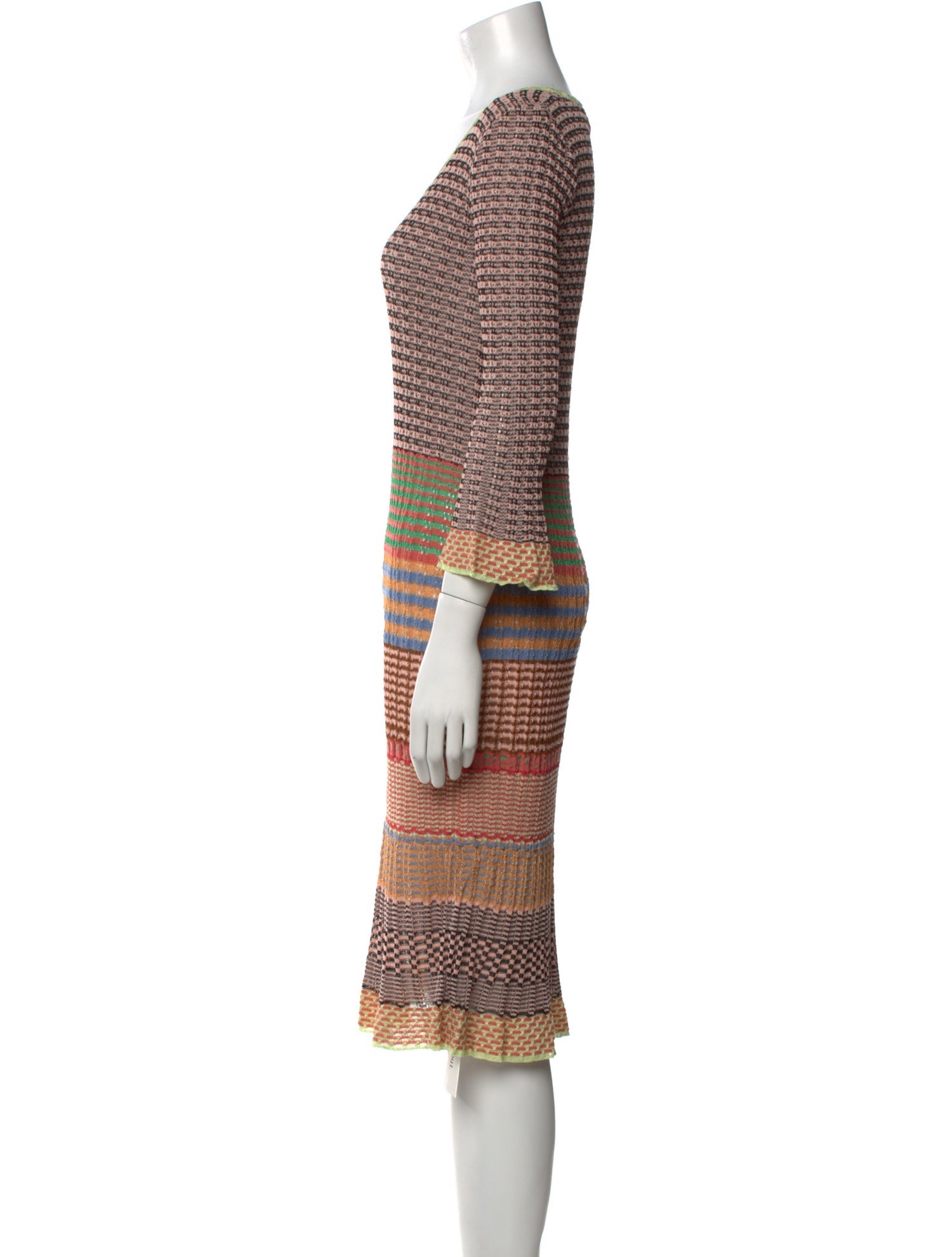 Missoni Striped Knee-Length Dress