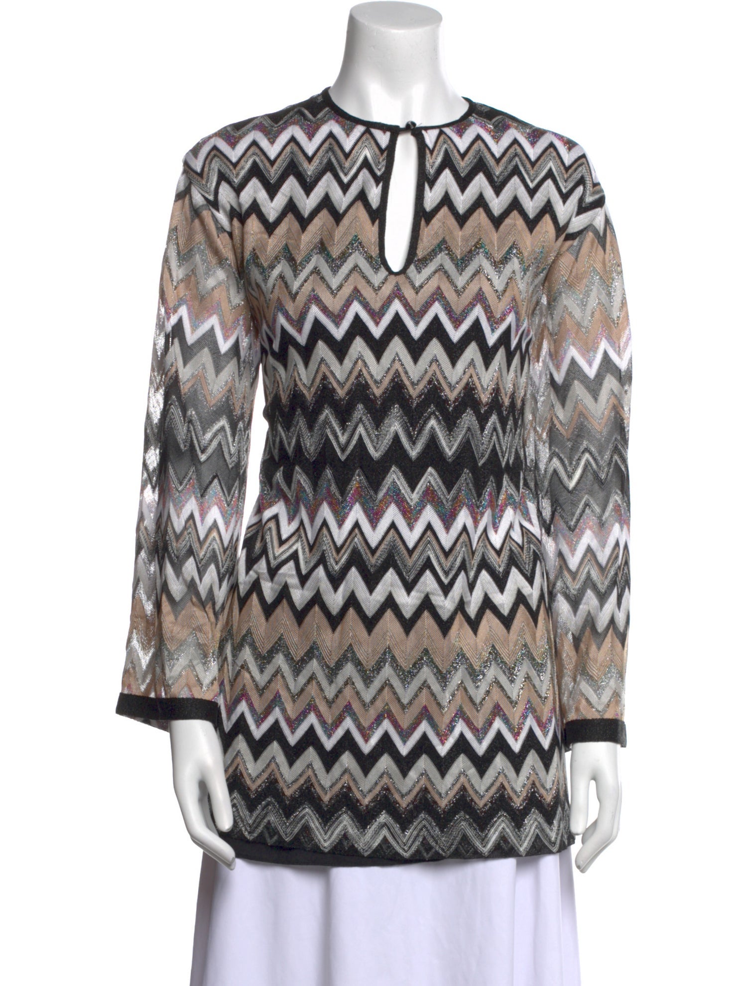 Missoni Printed V-Neck Tunic w/ Tags
