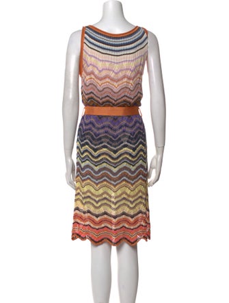 Missoni Striped Knee-Length Dress