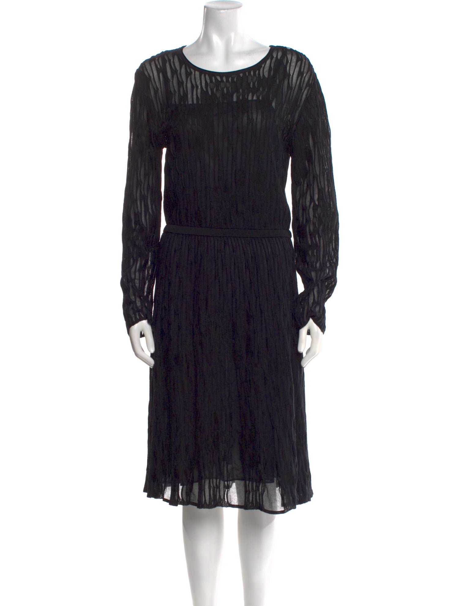 M Missoni Scoop Neck Midi Length Dress