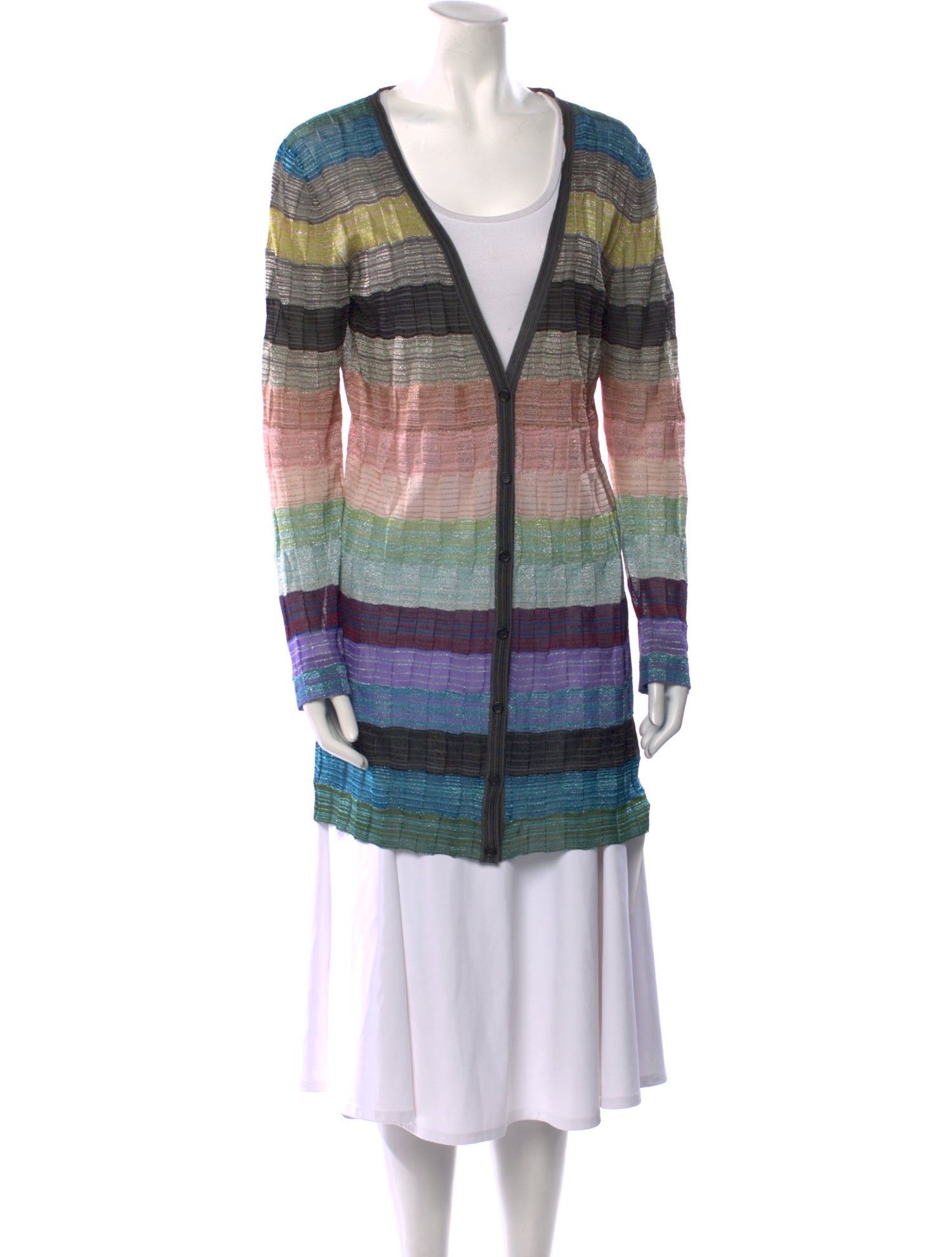 Missoni Striped V-Neck Sweater