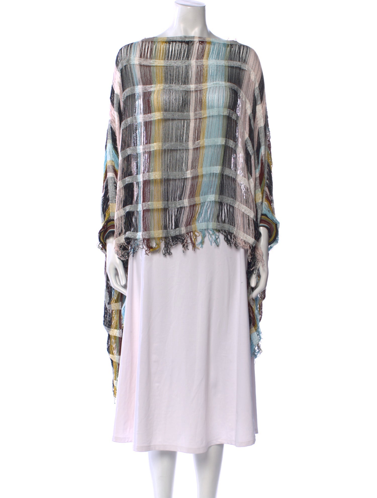 Missoni Plaid Print Crew Neck Sweater