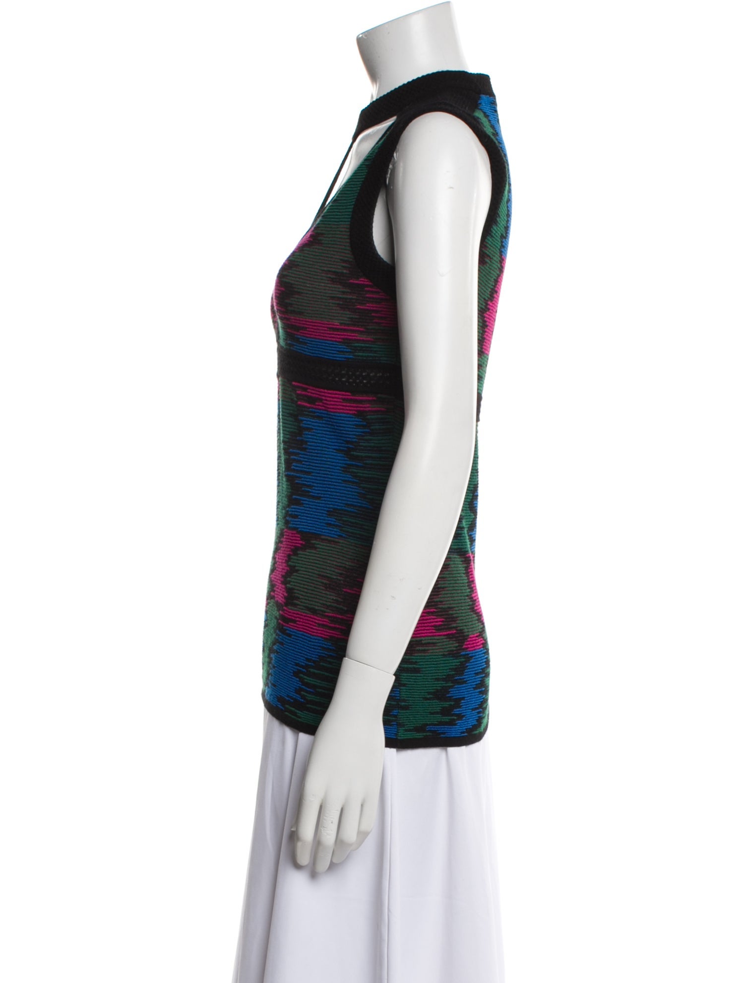 Missoni Printed Mock Neck Top