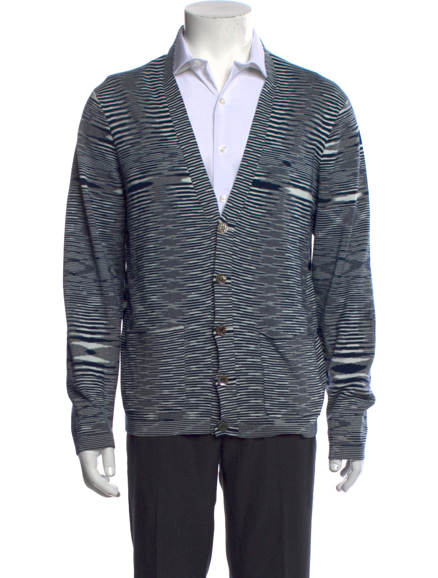 Missoni Striped V-Neck Cardigan