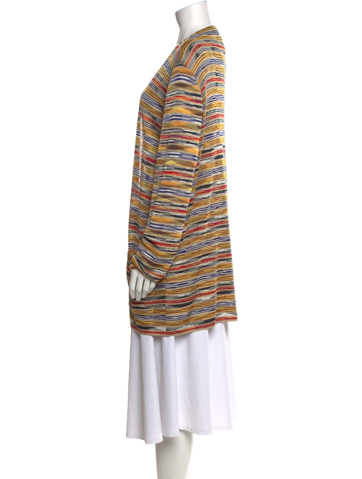 Missoni Striped Open Front Sweater