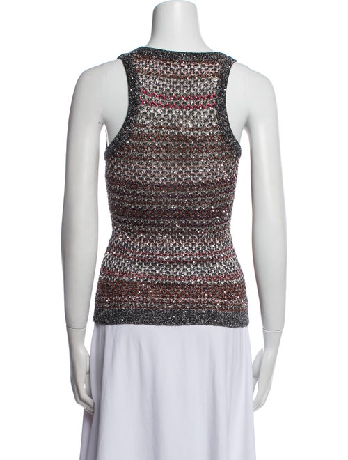 Missoni Striped Scoop Neck Top