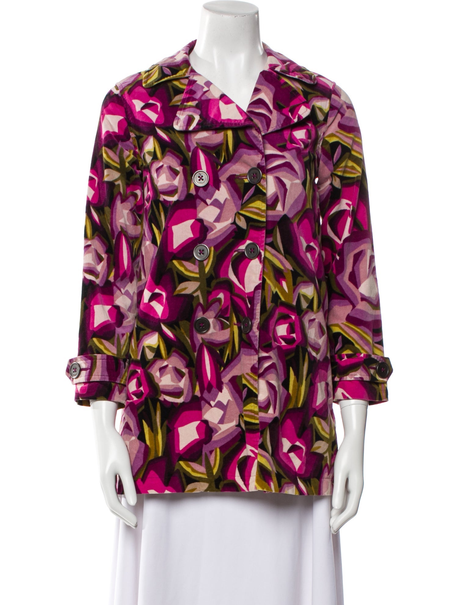 Missoni Velvet Floral Print Jacket
