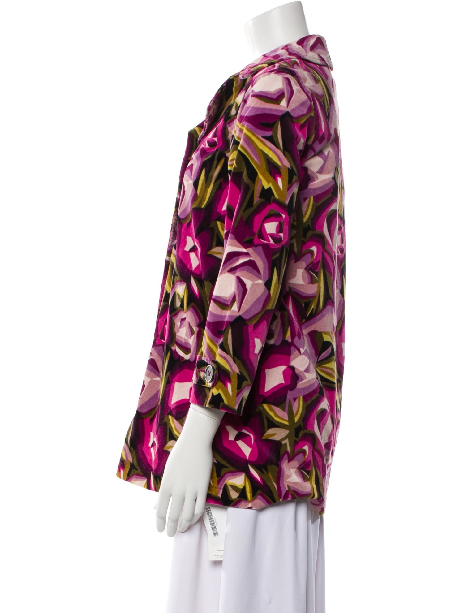 Missoni Velvet Floral Print Jacket