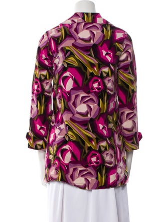 Missoni Velvet Floral Print Jacket