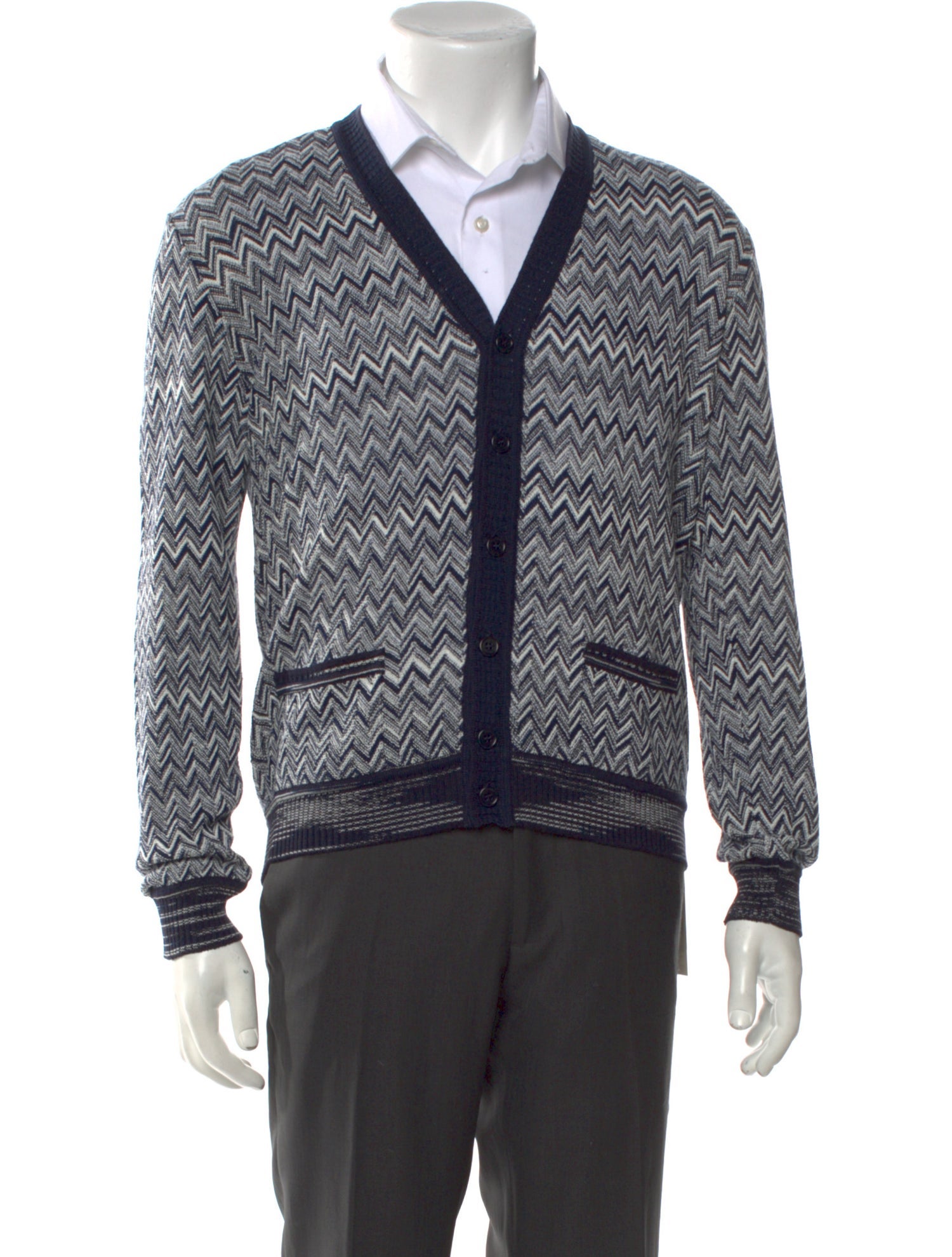Missoni Striped V-Neck Cardigan